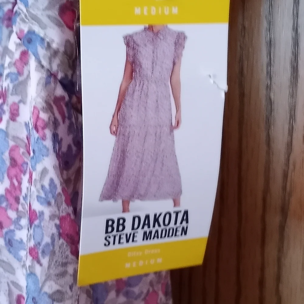 BB DAKOTA  MIDI DRESS SZM - Picture 4 of 9